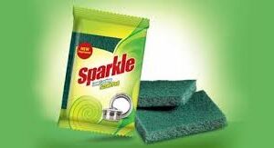 sparkle scrub pad